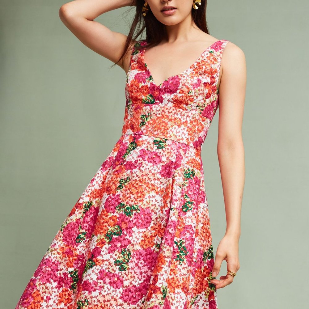 ANTHROPOLOGIE MONIQUE LHUILLIER RIONA DRESS
